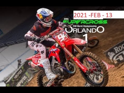 AMA SUPERCROSS 2021 ROUND 7 -Saturday 13 February 2021- ORLANDO 1 -- 450SX MAIN EVENT-- FULL HD