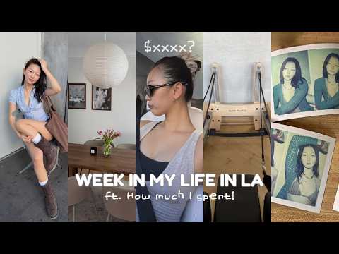 Week in my life as a model in LA🌴 (ft. how much $ I spent!)