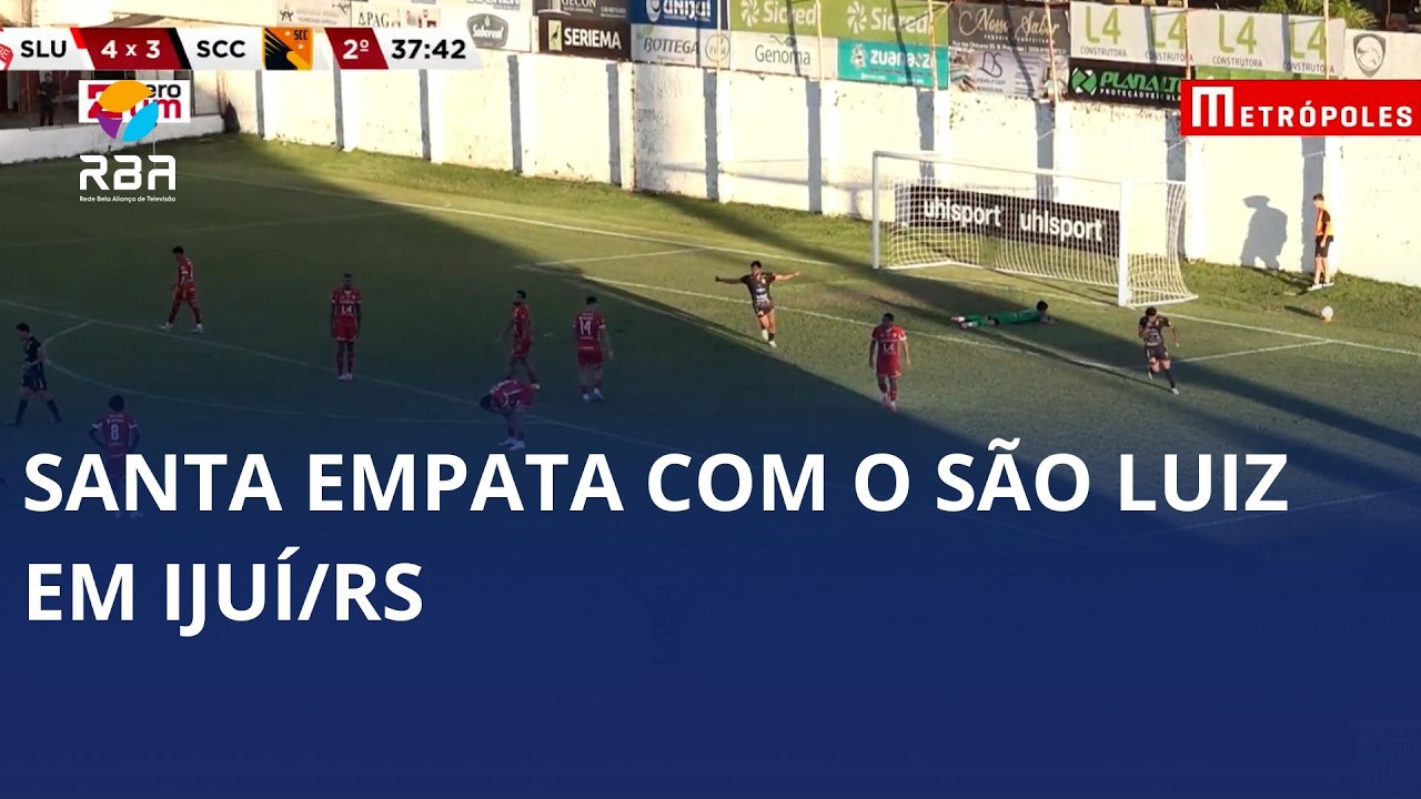 Santa empata com o São Luiz em Ijuí/RS