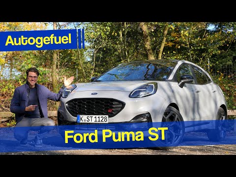 2021 Ford Puma ST driving REVIEW 200 hp - Autogefuel