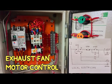 Exhaust Fan Motor Control Overview and Diagram | Local Electrician