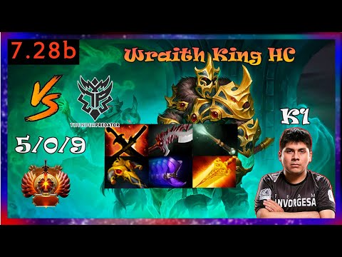 k1 wraith king hc vs thunder | k1 hector  wk vs thunder| Full Gameplay 7.28b | Dota 2 Pro Replays