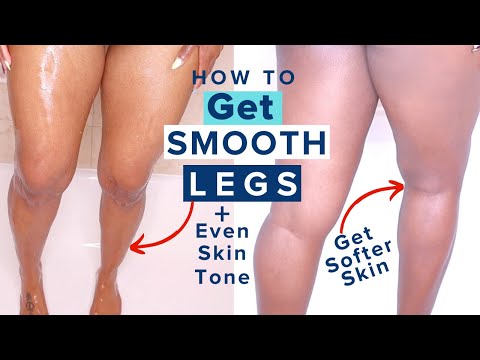 How to Get Smooth Legs & EVEN Skin Tone All Over + Reduce Stretch Marks, Cellulite & Razor Bumps