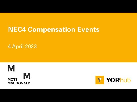 NEC4 Compensation Events