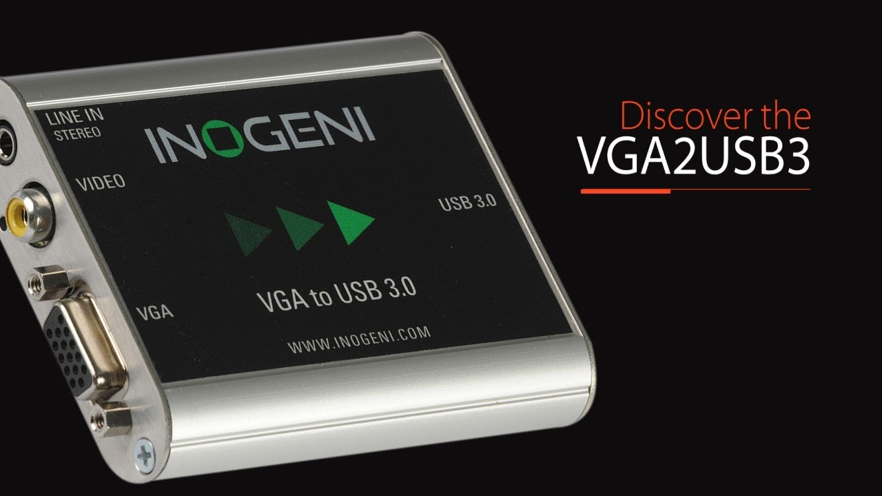 Inogeni Konverter VGA2USB3 VGA – USB 3.0