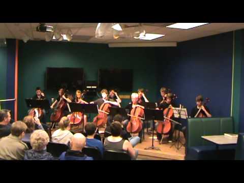 Topeka Cello Collective (Cello Group) perform The Black Pearl arr. Erinn Renyer