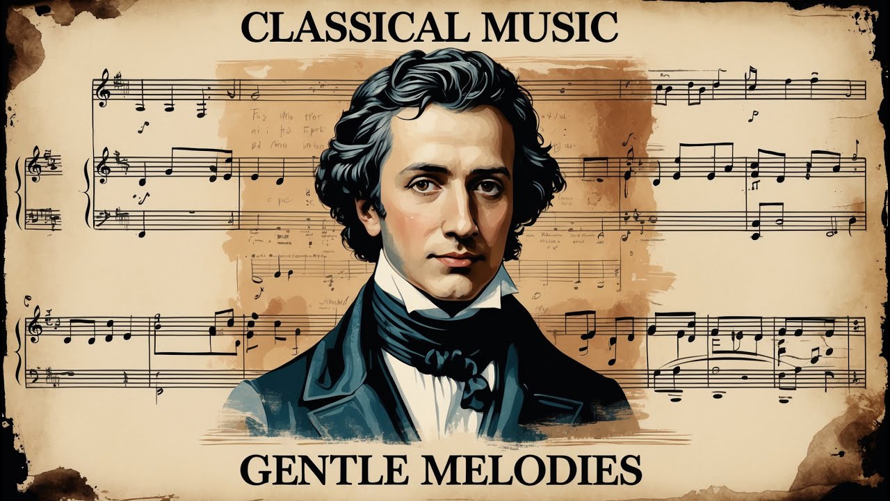 The best classical music, gentle melodies: Mozart, Beethoven, Tchaikovsky, Chopin... 🎧