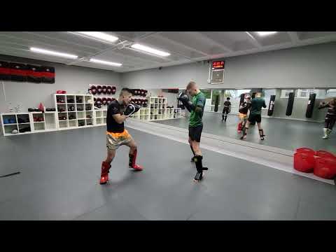 Muay Thai training.  Sport Academy Fürth