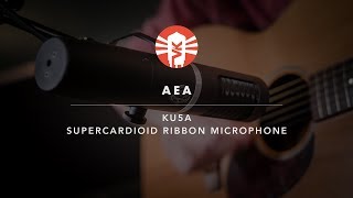 Video thumbnail for AEA KU5A | Supercardioid Ribbon Microphone | Vintage King by Vintage King