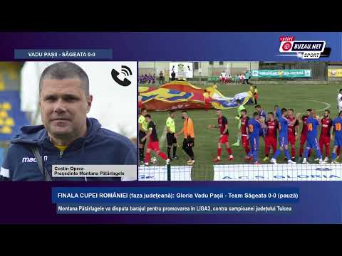 Oprea Costin, președinte Montana Pătârlagele | Gloria Vadu Pașii - Team Săgeata