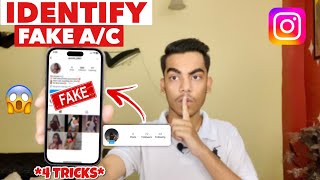 Check Fake Account on Instagram | How To Identify Fake Account on Instagram *Working*