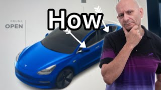 How To Turn on The Roll Up Windows Feature  On The Tesla Model 3 & Y