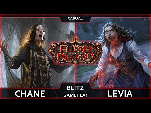 Whose shadow's darker? Chane (Shadow Runeblade) vs Levia (Shadow Brute). Blitz. Flesh and Blood TCG.