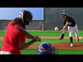 3 Professional Baseball Players Vs 17 Year Olds