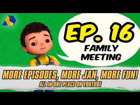 Jan Cartoon in Urdu || Family Meeting || Official Cartoon Remastered || S01 E16