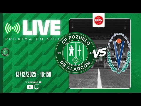 🔴 DIRECTO | CF POZUELO JUVENIL A 🆚 AD VILLAVICIOSA ODON B | J13