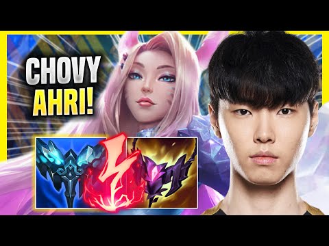 CHOVY TRIES NEW AHRI REWORK! - GEN Chovy Plays Ahri MID vs Azir! | Season 2022