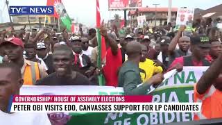 Peter Obi Visits Edo, Canvasses Support For Labour Candidates