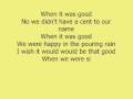 Flipsyde - When it was good ( with lyrics ) 