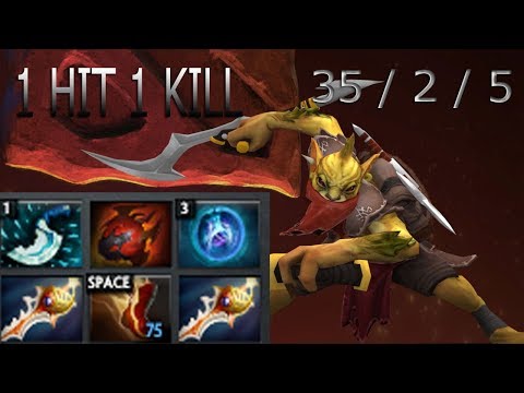 Dota 2 Bounty Hunter 1 Hit 1 Kill