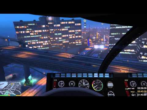 GTA V (PC) - First Person Helicopter Flight School Gold - 1080p 60fps