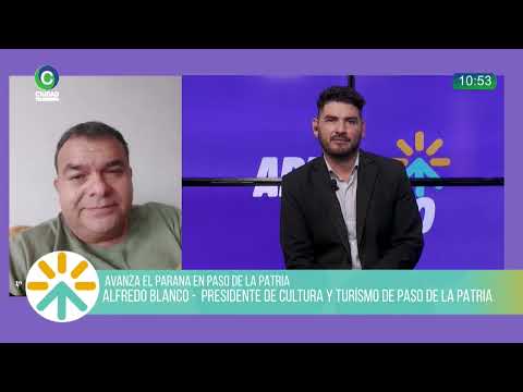 AVANZA EL PARANA EN PASO DE LA PATRIA