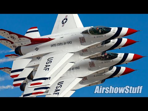 USAF Thunderbirds 2022 Final Performance! - Nellis AFB Airshow 2022