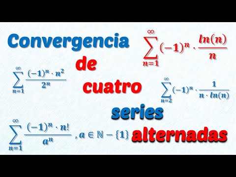 El Criterio de Leibniz para series alternadas. Convergencia en cuatro series alternadas.