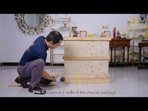 HƯỚNG DẪN THÁO KIỆN GỖ - Mai Vàng Rồng Việt