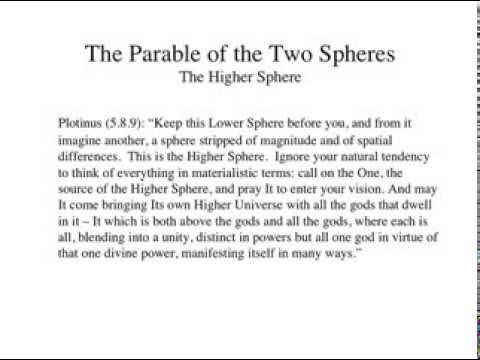 Plotinus - The Parable of the Two Spheres
