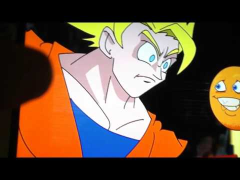 GOKU vs ANNOYING ORANGE -a UCF BONUS ROUND reaction