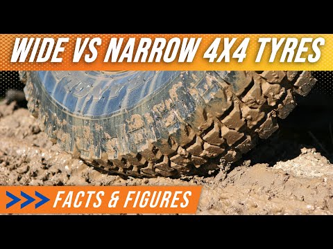 Are wide or narrow tyres best for a 4x4?