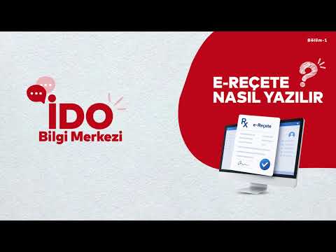 İDO BİLGİ MERKEZİ  -   E-REÇETE