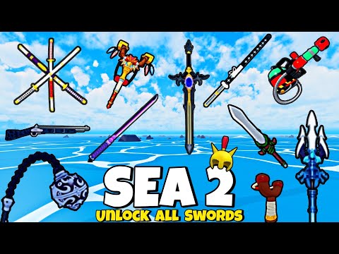 I Unlocked EVERY Item in Blox Fruits Second Sea! (Swords And Guns)