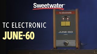 Video thumbnail for TC Electronic June-60 Chorus Pedal Demo by Sweetwater