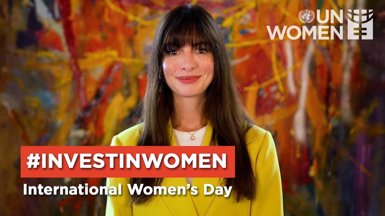 Anne Hathaway's call to action on #IWD2024