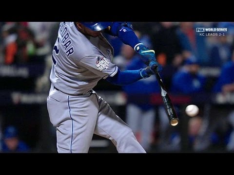 WS2015 Gm4: Escobar's hit extends playoff hit streak