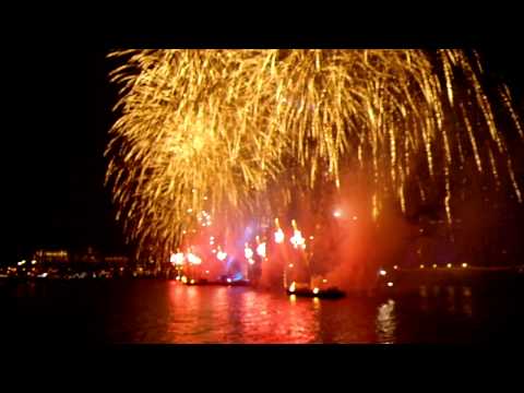 New year countdown in London 2011