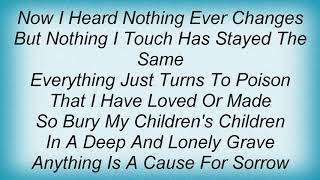 Swans - Jane Mary Cry One Tears Lyrics