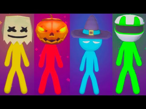 THE STICKMAN MINI GAMES TOURNAMENT Gameplay Walkthrough STICKMAN PARTY Android,IOS