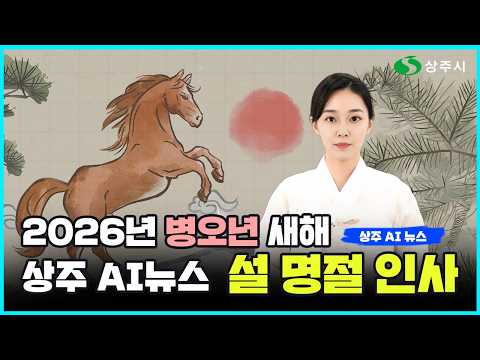 2026년 병오년 새해 상주 AI 뉴스 설 명절 인사