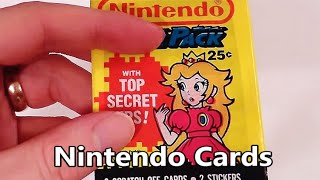 Nintendo Game Pack Topps Cards Review - The No Swear Gamer Ep 91