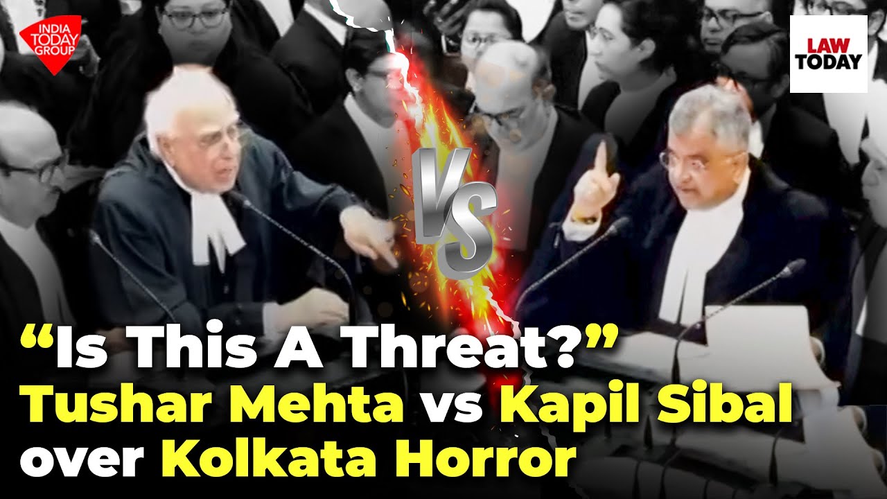 “Is This A Threat?” Tushar Mehta vs Kapil Sibal over Kolkata Horror | Supreme Court, CJI Chandrachud