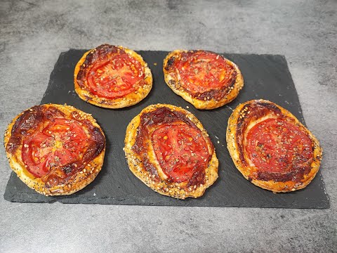 feuilleté tomate mozza