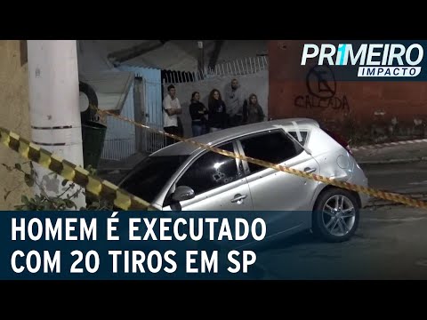 Homem é executado com 20 tiros na zona sul de São Paulo | Primeiro Impacto (05/05/22)