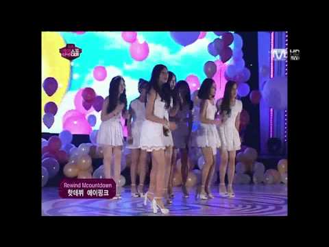 110428 A-Pink on Mnet Countdown Rewind