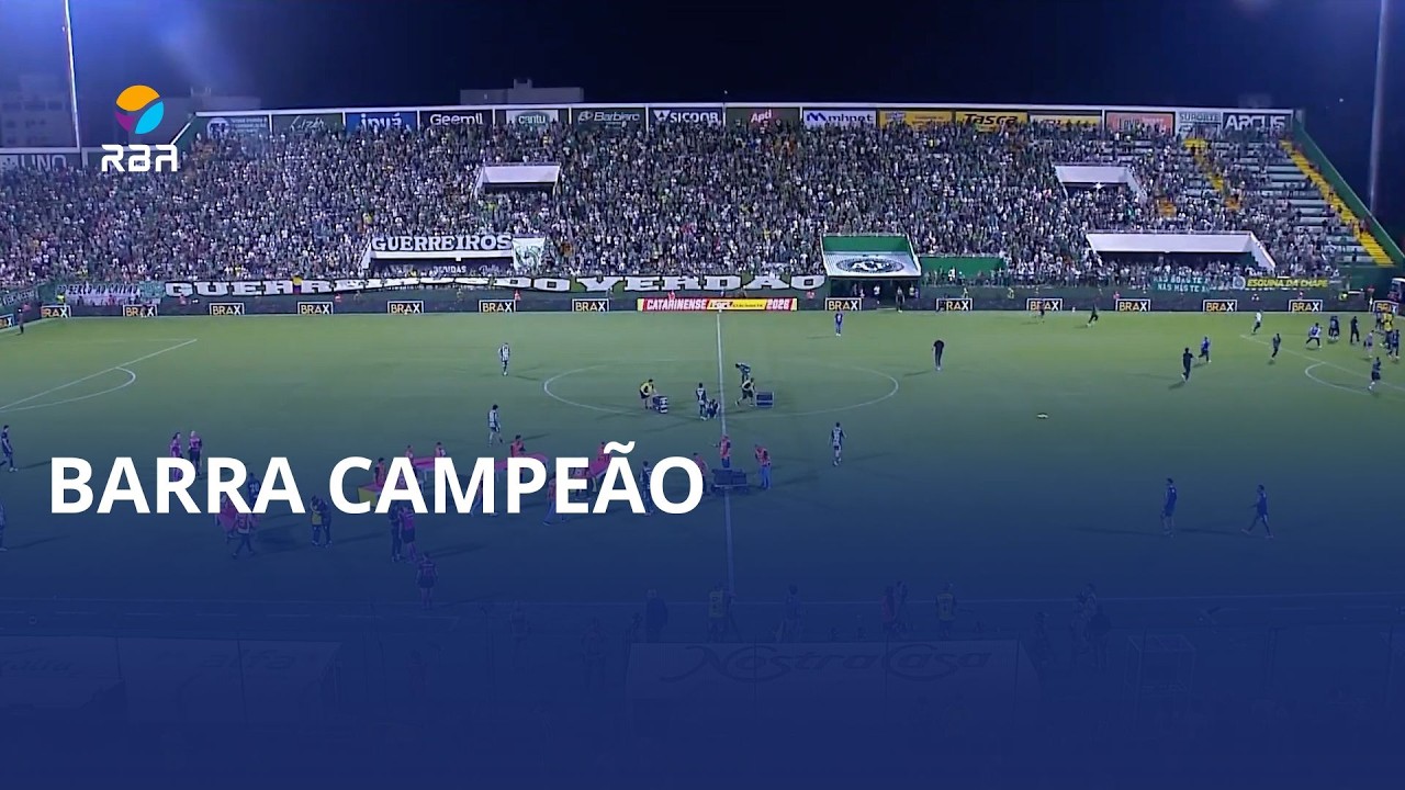 Campeonato Catarinense. Título inédito foi comemorado pelo Barra no final de semana