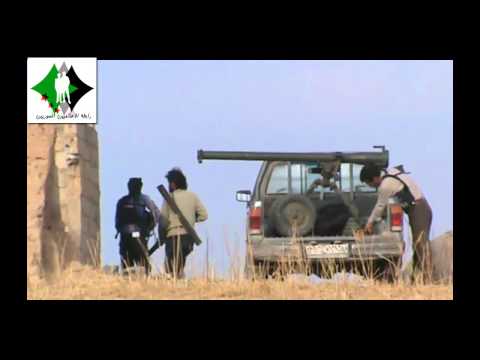 التجهيز لاستهداف الرتل العسكري القادم من اللواء 93 باتجاه الفرقة 17 في قرية أعيوج في ريف الرقة