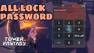 All Electronic Lock Password Tower Of  Fantasy