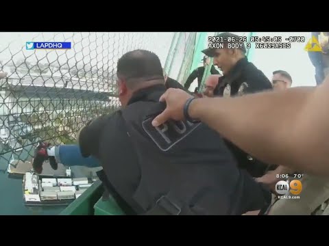 Body Camera Video Shows Authorities Pull Woman To Safety From Long Beach Bridge